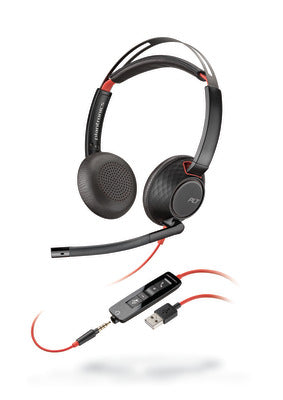 HP Poly Blackwire C5220 USB-A und 3,5mm Stereo HP Poly Blackwire C5220 USB-A und 3,5mm Stereo